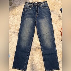 Cello Women's Dark Blue Straight Leg Jeans